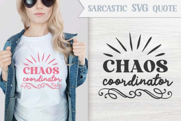 Chaos Coordinator SVG for Crafts and Graphics