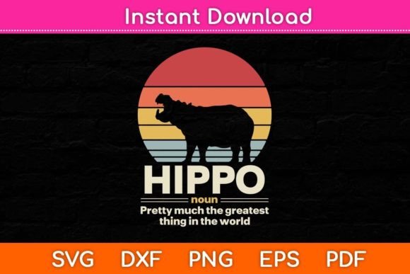 Hippo Animal Definition Hippopotamus Fun Graphics for Crafts
