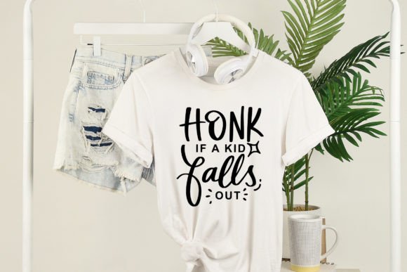 Honk if a Kid Falls out Funny SVG Cut