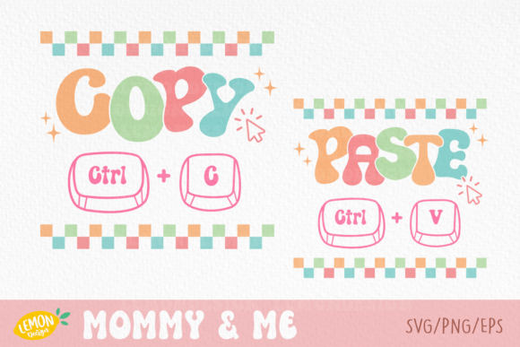 Mom and Me Funny SVG Design for Graphics and Crafts