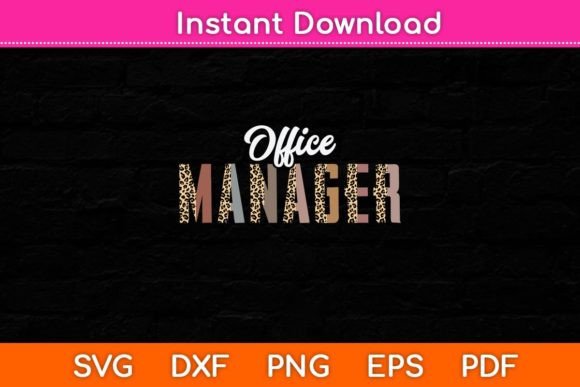 Office Manager Funny Svg Design