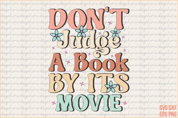 Retro Reading Book Funny SVG Design