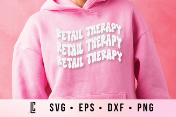 Shopping SVG Retail Therapy Graphics