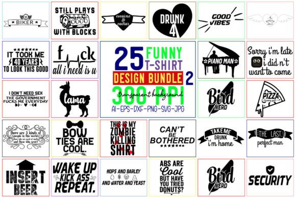Testing the Funny SVG Bundle T-Shirt Bundle - 02